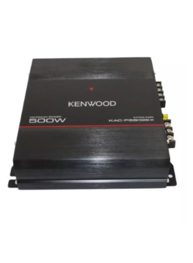 Kenwood KAC-PS802EX 2-Channel High-Power Car Audio Amplifier – 60W x 2 RMS, 500W Peak Power | Heavy-Duty Build for UAE